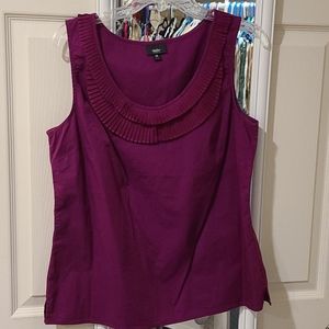 Violet embellished tank